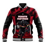 Personalised Penrith Panthers Mascot Rugby Baseball Jacket Penrith New South Wales Athletic Graphic Print