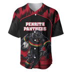 Personalised Penrith Panthers Mascot Rugby Baseball Jersey Penrith New South Wales Athletic Graphic Print