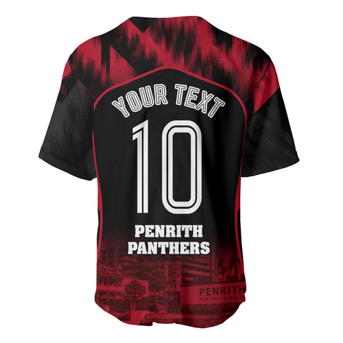 Personalised Penrith Panthers Mascot Rugby Baseball Jersey Penrith New South Wales Athletic Graphic Print