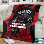Personalised Penrith Panthers Mascot Rugby Blanket Penrith New South Wales Athletic Graphic Print