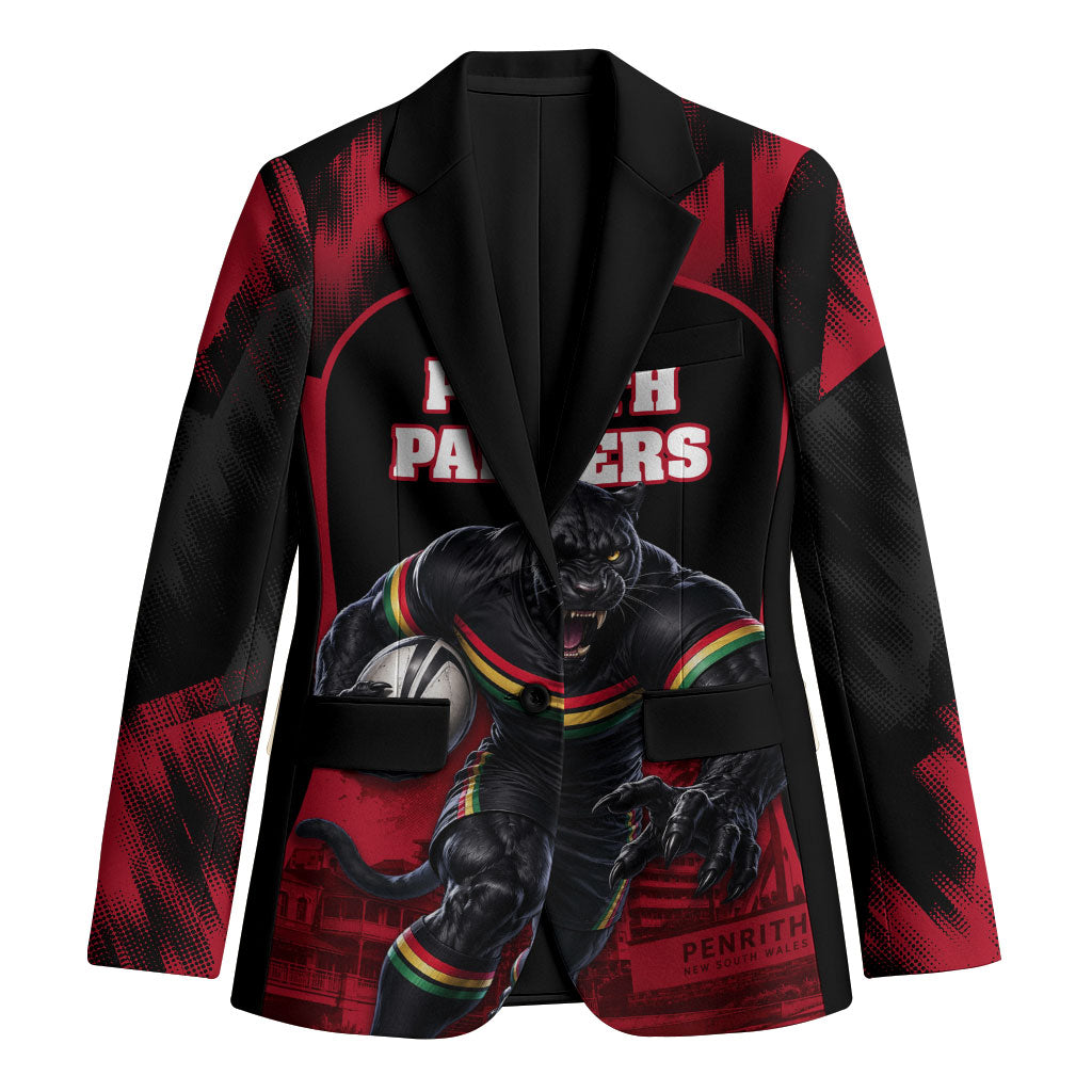 Personalised Penrith Panthers Mascot Rugby Blazer Penrith New South Wales Athletic Graphic Print