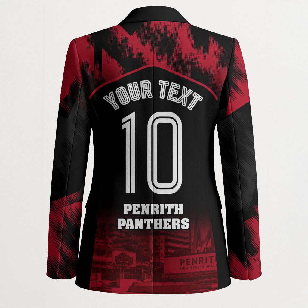 Personalised Penrith Panthers Mascot Rugby Blazer Penrith New South Wales Athletic Graphic Print