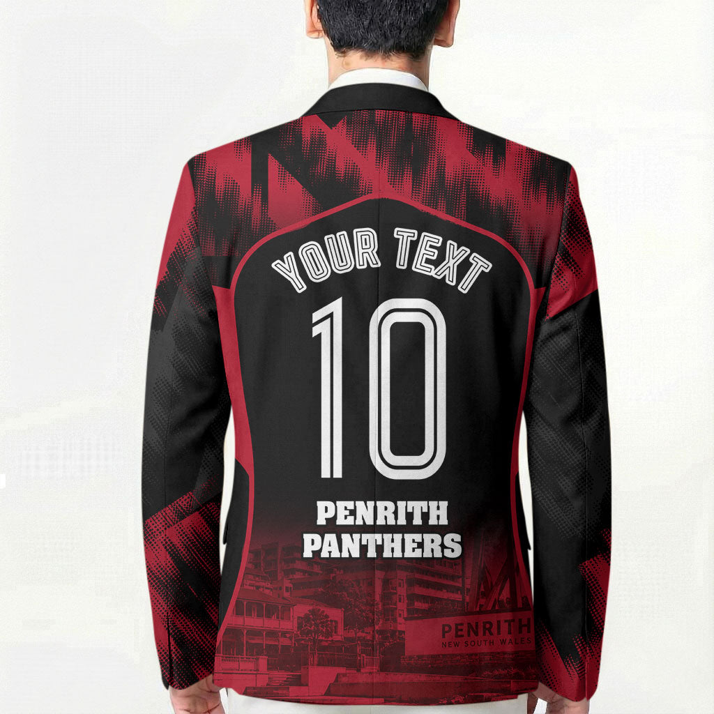 Personalised Penrith Panthers Mascot Rugby Blazer Penrith New South Wales Athletic Graphic Print