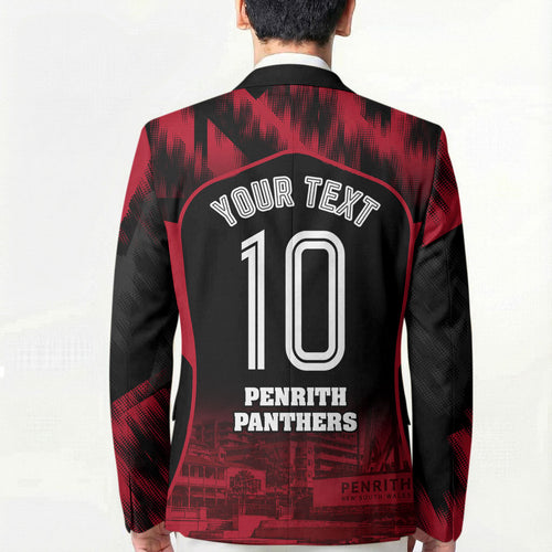 Personalised Penrith Panthers Mascot Rugby Blazer Penrith New South Wales Athletic Graphic Print
