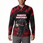 Personalised Penrith Panthers Mascot Rugby Button Sweatshirt Penrith New South Wales Athletic Graphic Print
