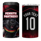 Personalised Penrith Panthers Mascot Rugby 4 in 1 Can Cooler Tumbler Penrith New South Wales Athletic Graphic Print