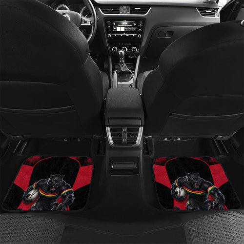 Personalised Penrith Panthers Mascot Rugby Car Mats Penrith New South Wales Athletic Graphic Print