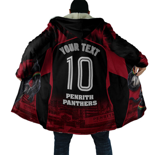 Personalised Penrith Panthers Mascot Rugby Cloak Penrith New South Wales Athletic Graphic Print