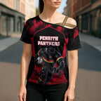 Personalised Penrith Panthers Mascot Rugby Cross Shoulder Shirt Penrith New South Wales Athletic Graphic Print