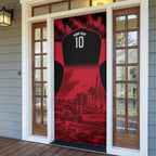 Personalised Penrith Panthers Mascot Rugby Door Cover Penrith New South Wales Athletic Graphic Print