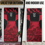 Personalised Penrith Panthers Mascot Rugby Door Cover Penrith New South Wales Athletic Graphic Print