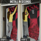 Personalised Penrith Panthers Mascot Rugby Door Cover Penrith New South Wales Athletic Graphic Print