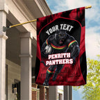 Personalised Penrith Panthers Mascot Rugby Garden Flag Penrith New South Wales Athletic Graphic Print