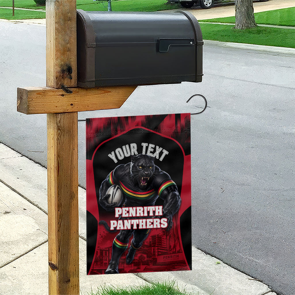 Personalised Penrith Panthers Mascot Rugby Garden Flag Penrith New South Wales Athletic Graphic Print