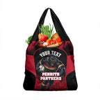 Personalised Penrith Panthers Mascot Rugby Grocery Bag Penrith New South Wales Athletic Graphic Print
