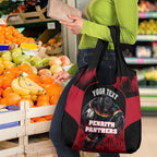 Personalised Penrith Panthers Mascot Rugby Grocery Bag Penrith New South Wales Athletic Graphic Print