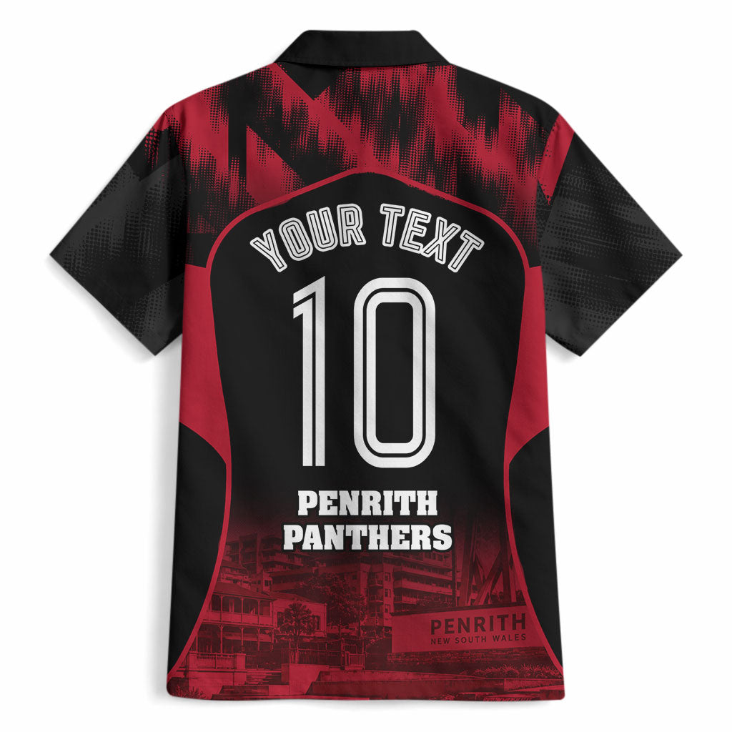 Personalised Penrith Panthers Mascot Rugby Hawaiian Shirt Penrith New South Wales Athletic Graphic Print
