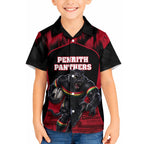 Personalised Penrith Panthers Mascot Rugby Hawaiian Shirt Penrith New South Wales Athletic Graphic Print