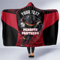 Personalised Penrith Panthers Mascot Rugby Hooded Blanket Penrith New South Wales Athletic Graphic Print