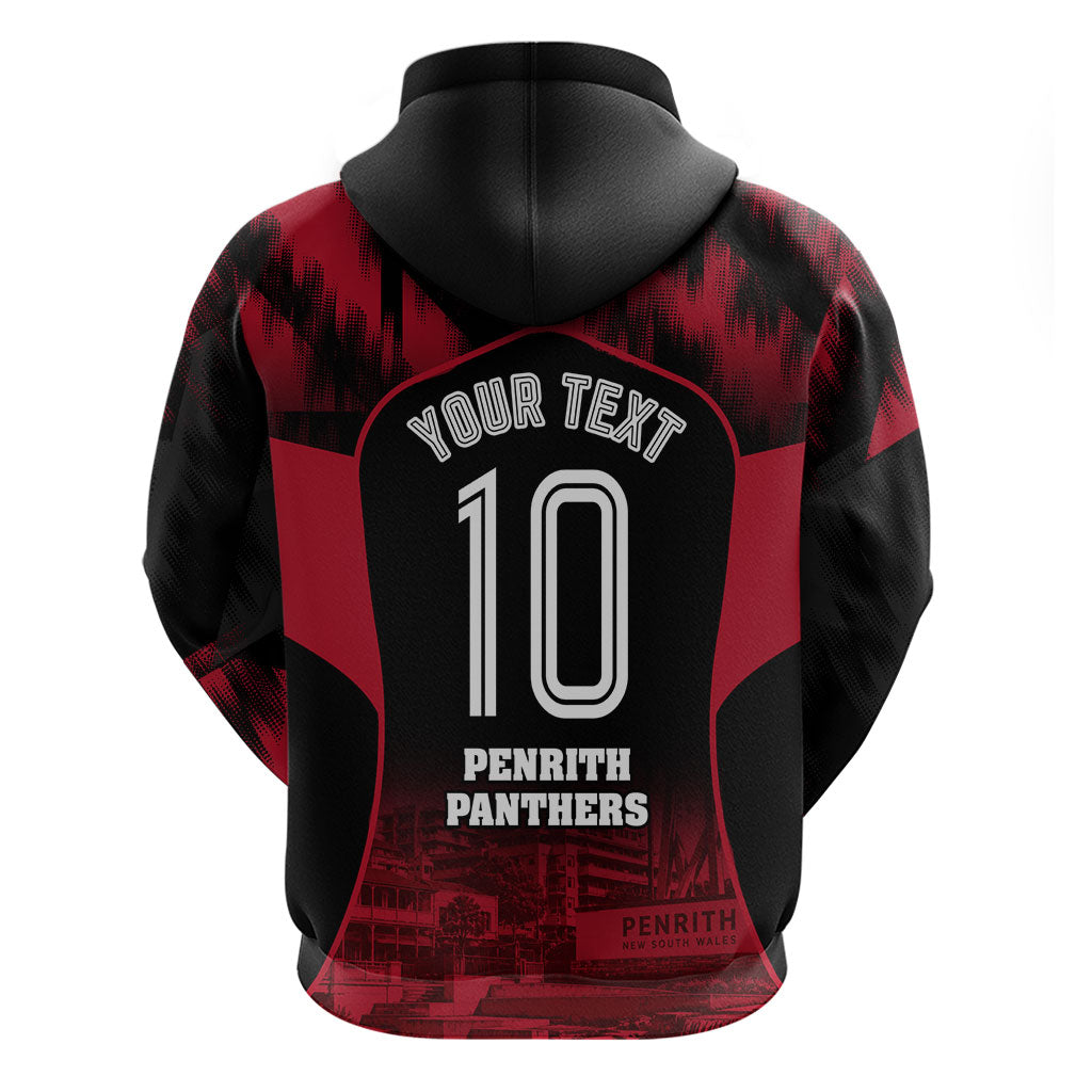 Personalised Penrith Panthers Mascot Rugby Hoodie Penrith New South Wales Athletic Graphic Print