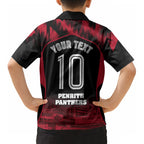 Personalised Penrith Panthers Mascot Rugby Kid Hawaiian Shirt Penrith New South Wales Athletic Graphic Print