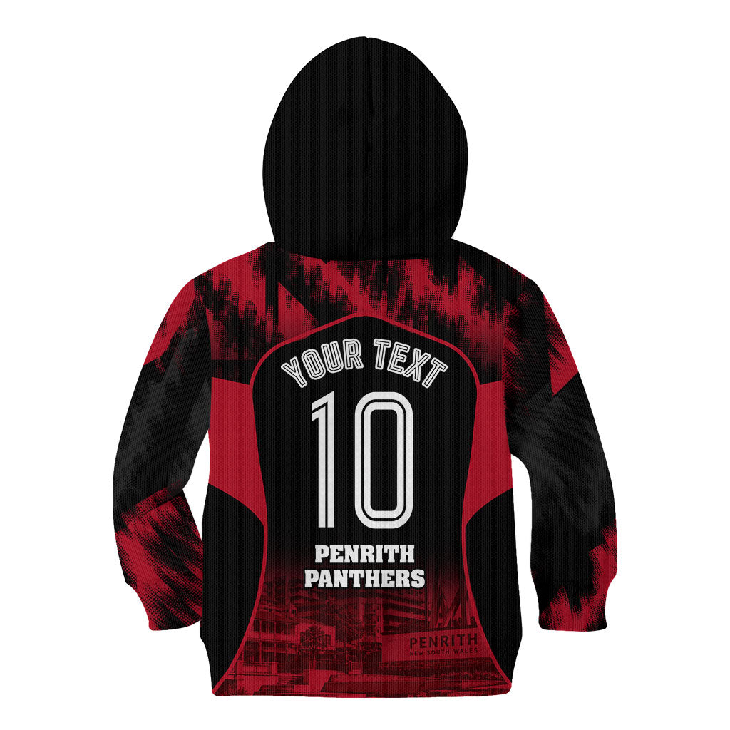 Personalised Penrith Panthers Mascot Rugby Kid Hoodie Penrith New South Wales Athletic Graphic Print