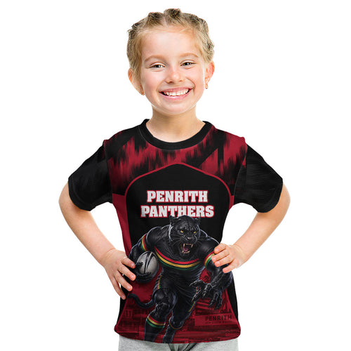 Personalised Penrith Panthers Mascot Rugby Kid T Shirt Penrith New South Wales Athletic Graphic Print