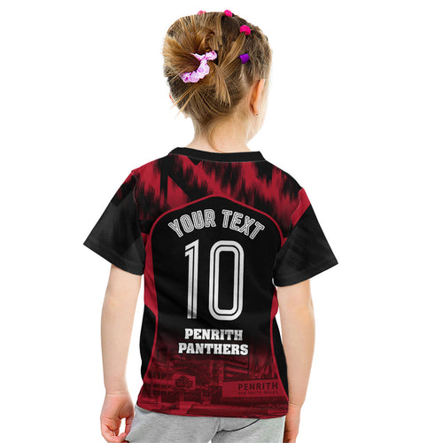 Personalised Penrith Panthers Mascot Rugby Kid T Shirt Penrith New South Wales Athletic Graphic Print