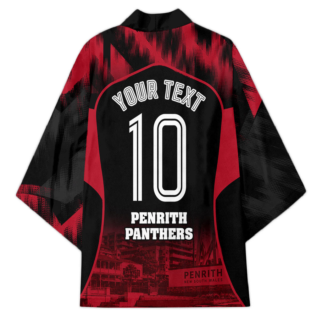 Personalised Penrith Panthers Mascot Rugby Kimono Penrith New South Wales Athletic Graphic Print