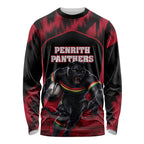 Personalised Penrith Panthers Mascot Rugby Long Sleeve Shirt Penrith New South Wales Athletic Graphic Print