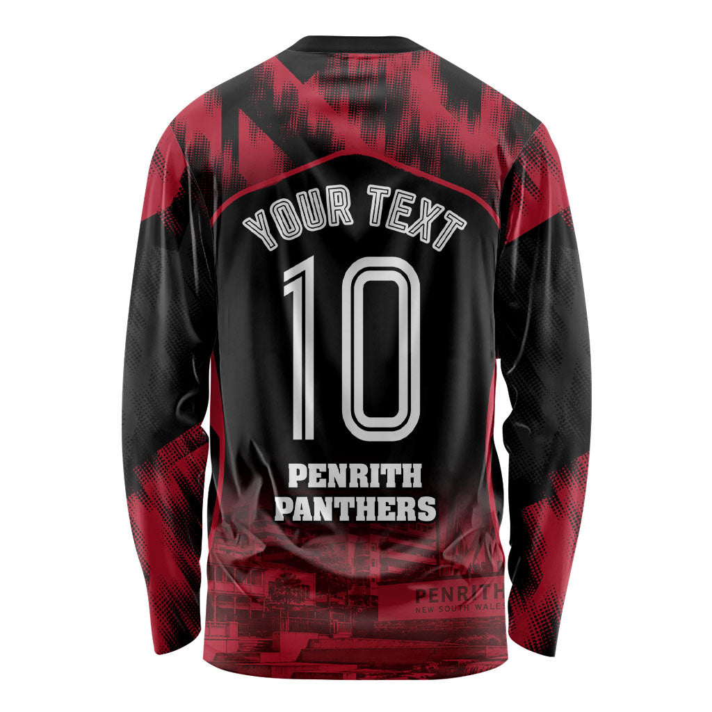 Personalised Penrith Panthers Mascot Rugby Long Sleeve Shirt Penrith New South Wales Athletic Graphic Print