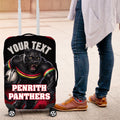 Personalised Penrith Panthers Mascot Rugby Luggage Cover Penrith New South Wales Athletic Graphic Print