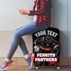 Personalised Penrith Panthers Mascot Rugby Luggage Cover Penrith New South Wales Athletic Graphic Print