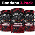 Personalised Penrith Panthers Mascot Rugby Neck Gaiter Penrith New South Wales Athletic Graphic Print