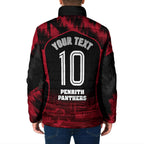 Personalised Penrith Panthers Mascot Rugby Padded Jacket Penrith New South Wales Athletic Graphic Print