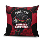Personalised Penrith Panthers Mascot Rugby Pillow Cover Penrith New South Wales Athletic Graphic Print