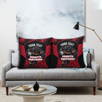 Personalised Penrith Panthers Mascot Rugby Pillow Cover Penrith New South Wales Athletic Graphic Print