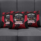 Personalised Penrith Panthers Mascot Rugby Pillow Cover Penrith New South Wales Athletic Graphic Print