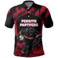 Personalised Penrith Panthers Mascot Rugby Polo Shirt Penrith New South Wales Athletic Graphic Print