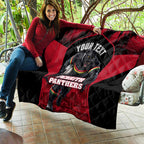 Personalised Penrith Panthers Mascot Rugby Quilt Penrith New South Wales Athletic Graphic Print