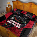 Personalised Penrith Panthers Mascot Rugby Quilt Bed Set Penrith New South Wales Athletic Graphic Print