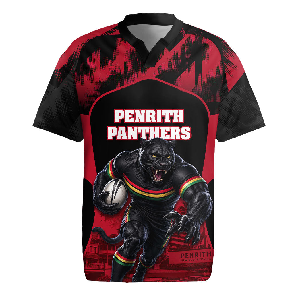 Personalised Penrith Panthers Mascot Rugby Rugby Jersey Penrith New South Wales Athletic Graphic Print