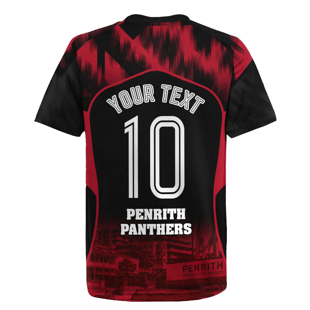 Personalised Penrith Panthers Mascot Rugby Rugby Jersey Penrith New South Wales Athletic Graphic Print