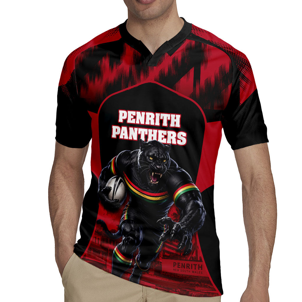 Personalised Penrith Panthers Mascot Rugby Rugby Jersey Penrith New South Wales Athletic Graphic Print