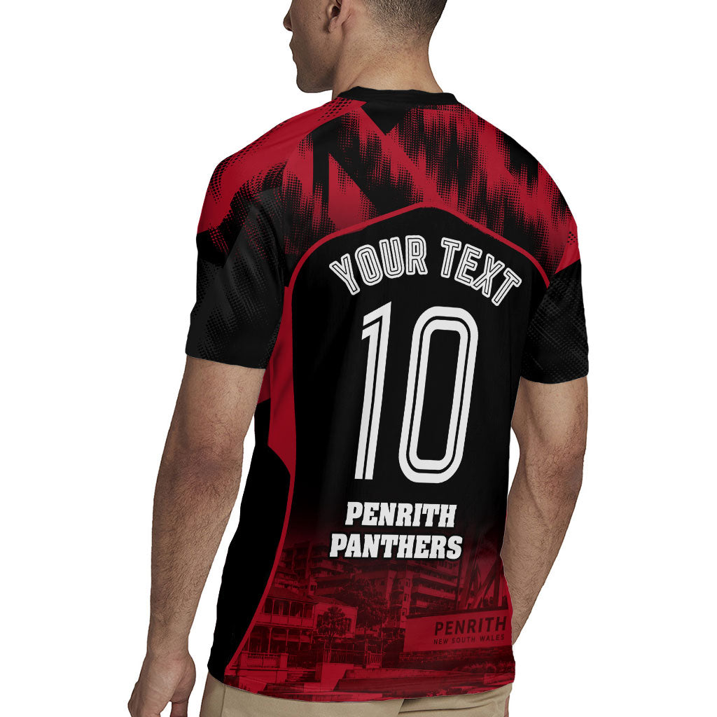Personalised Penrith Panthers Mascot Rugby Rugby Jersey Penrith New South Wales Athletic Graphic Print