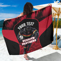 Personalised Penrith Panthers Mascot Rugby Sarong Penrith New South Wales Athletic Graphic Print