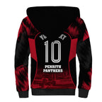 Personalised Penrith Panthers Mascot Rugby Sherpa Hoodie Penrith New South Wales Athletic Graphic Print