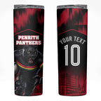 Personalised Penrith Panthers Mascot Rugby Skinny Tumbler Penrith New South Wales Athletic Graphic Print