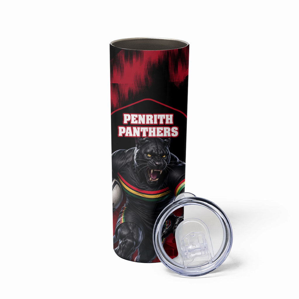 Personalised Penrith Panthers Mascot Rugby Skinny Tumbler Penrith New South Wales Athletic Graphic Print