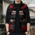 Personalised Penrith Panthers Mascot Rugby Sleeveless Puffer Jacket Penrith New South Wales Athletic Graphic Print
